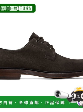 1h可退 潮奢 Drake's 男士 棕色 August 德比鞋 DR1AF32244002