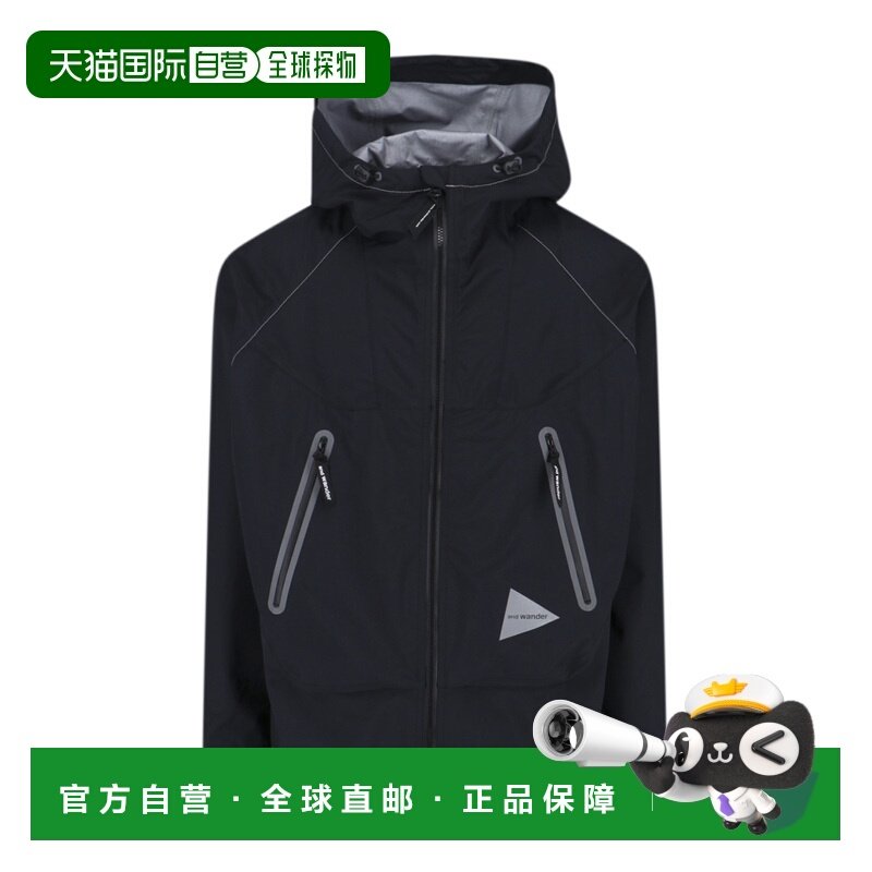 1h可退 潮奢 And Wander 男士 Wander 黑色夹克 5745281049