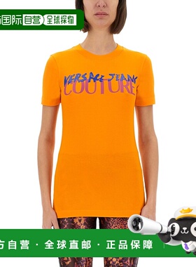 1h可退 潮奢 versace 范思哲 女士 INSTITUTIONAL 徽标T恤 78HAHE