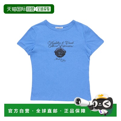 ACNE STUDIOS 女士T恤 AL0552AAN AW2026 蓝色 短袖T恤