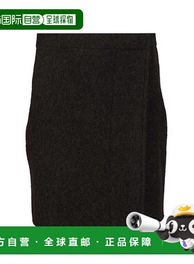 LEMAIRE 女士半身裙 SK1061LF504BK999 AW2025 黑色a字裙