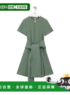 LOEWE 女士连衣裙 S616Y09XB78727 SS2025 军绿色 Loewe Dresses