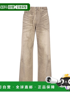 BALMAIN 男士牛仔裤 EH1ML155DF570FK SS2025 花色 Straight-leg