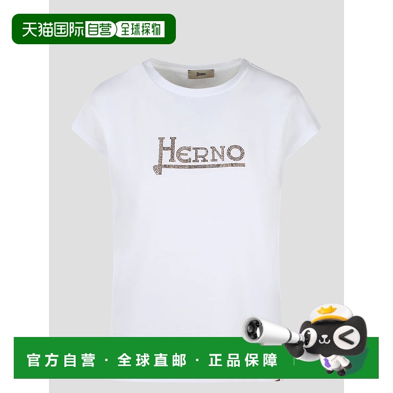 1h可退 HERNO 女士衬衫 JG000211D520091080 SS2024 白色 Cotton