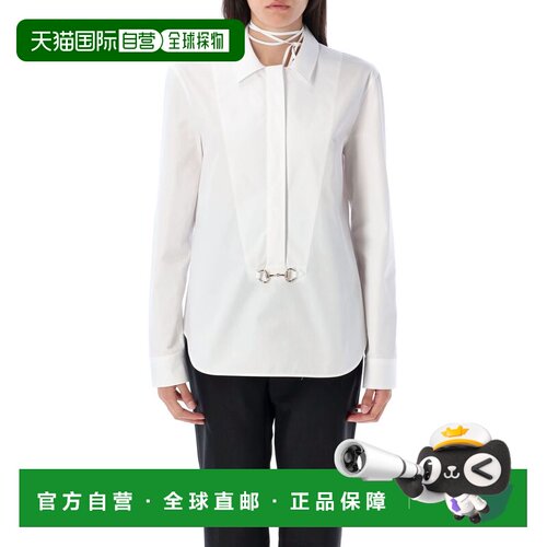 GUCCI 女士衬衫 25A831912Z8B2P9000 AW2025 白色 Gucci Cotton P