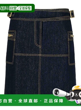 1h可退 ETRO 女士半身裙 WRNC0011AD177S9000 AW2024 黑色 牛仔半