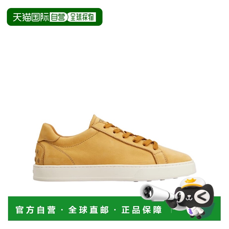 1h可退 TOD'S 男士运动鞋 XXM04L0HZ406RNG410 AW2025 黄色低帮