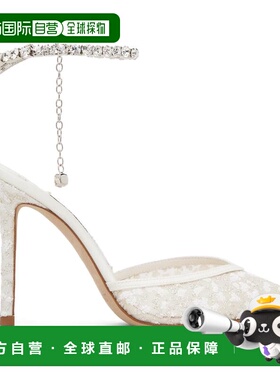 1h可退 潮奢 Jimmy Choo 周仰杰 女士 灰白色 Saeda 100 高跟鞋 S