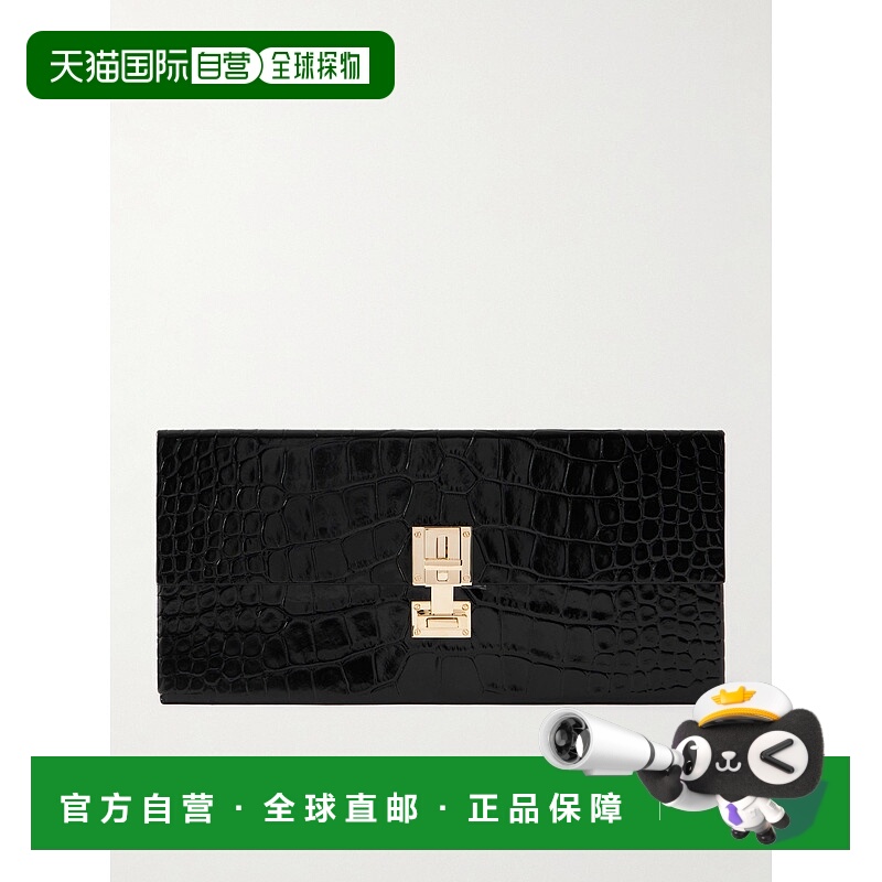 1h可退 潮奢 Tom Ford 汤姆 福特 女士 Glossed 鳄鱼皮革感皮革手