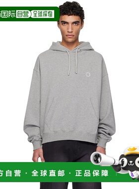1h可退 潮奢 1017 ALYX 9SM 男士 灰色 Boxy Pullover 连帽衫 AAM