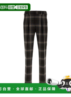 1h可退 潮奢 Fendi 芬迪 男士 Tartan烟管长裤 FB0962ATEE
