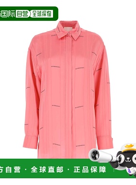 GIVENCHY 女士衬衫 BW612414PR670 SS2023女装粉红色长袖花衬衫