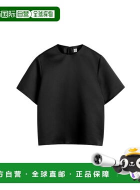 TOTEME 女士T恤 263WRT0761FB0673001 AW2026 黑色