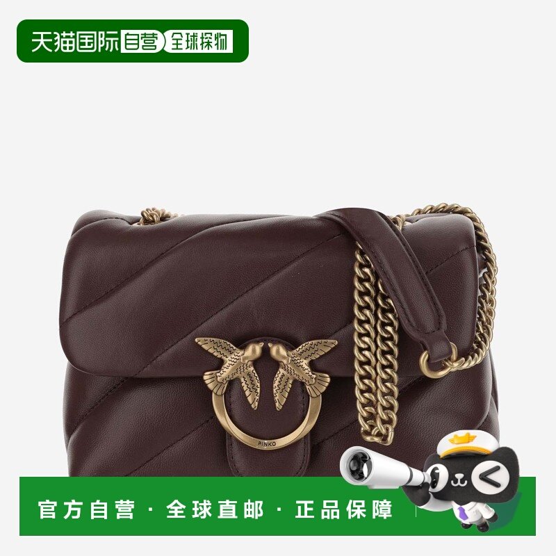 PINKO 女士单肩包 100039A0F2L86Q CO 棕色 Golden chain. Custom,箱包皮具/热销女包/男包,通用款女包,淘宝优惠券,粉丝福利购,淘宝优惠卷