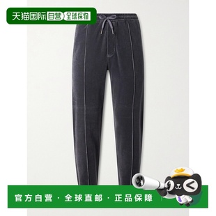Ford 汤姆 福特 1h可退 锥形棉混纺天鹅绒运动裤 Tom 男士 潮奢