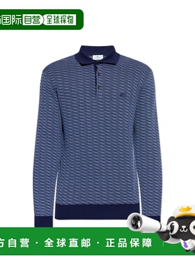 1h可退 ETRO 男士POLO衫 MRKF0028AQ415S9884 SS2026 深蓝色男装