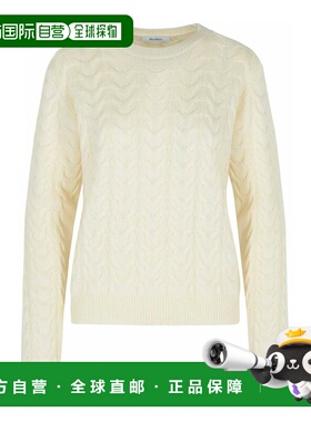 1h可退 MAX MARA 女士针织衫 2521366032004 AW2025 白色 White C