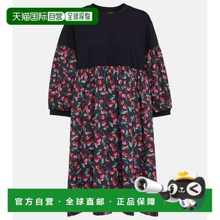 女士 chloe 印花棉质迷你连衣裙 black黑色 1h可退 舒适时尚 潮奢