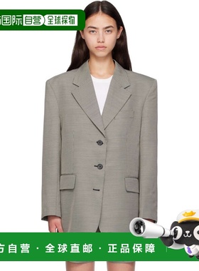 1h可退 潮奢 ANINE BING 女士 黑色 & 白色 Sara 西装外套 A01111