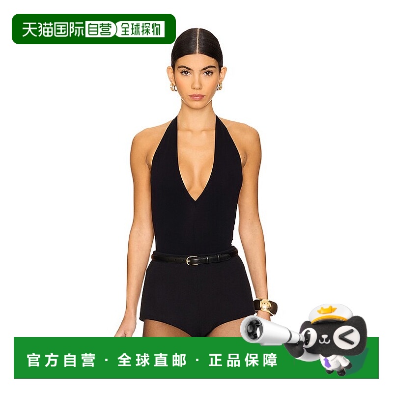 1h可退 潮奢 COMMANDO 女士 芭蕾式深V挂脖连体衣 KT075