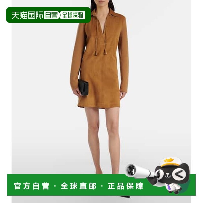1h可退 潮奢 Tom Ford 汤姆 福特 女士 羊毛混纺绒面革迷你连衣裙,女装/女士精品,连衣裙,淘宝优惠券,粉丝福利购,淘宝优惠卷