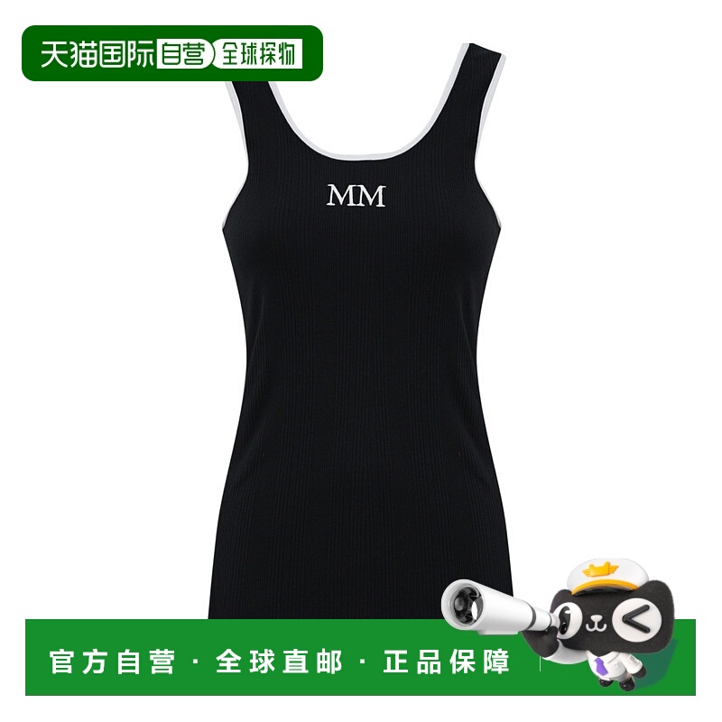 1h可退 MAX MARA 女士连衣裙 6941025706004 SS2025 黑色 无袖背