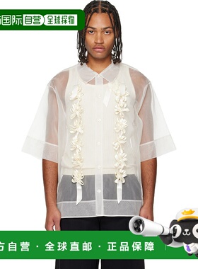 1h可退 潮奢 Simone Rocha 蒙娜 罗莎 男士 白色 Ribbon Daisy Ch