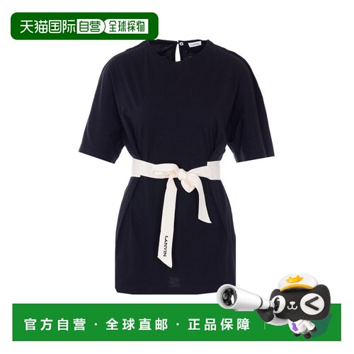 LANVIN 女士T恤 TS0020J05510 SS2026 黑色