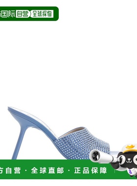 LOEWE 女士凉鞋 L815379X784774 AW2023 蓝色 Petal Heeled Sanda