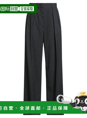 潮奢 Dkny 唐可娜儿 女士 休闲长裤 GREY 灰色阔腿裤时尚舒适