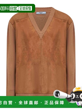 PRADA 女士针织衫 P24T2B173PSOOOF0C59 棕色 长袖AW2025