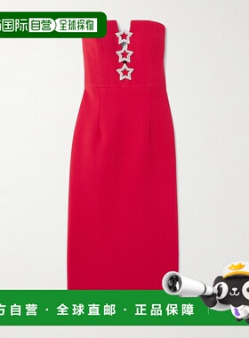 1h可退 潮奢 REBECCA VALLANCE 女士 Akari 抹胸剪口水晶装饰卡迪