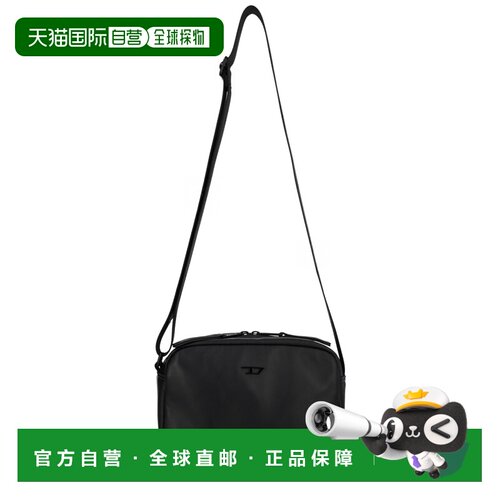 DIESEL 男士单肩包 X10242P2809T8013 AW2025 黑色 DIESEL men's