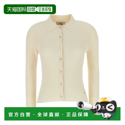 FENDI 女士针织衫 FZE558AW4BF0HWA SS2026 白色 Cream stretch w