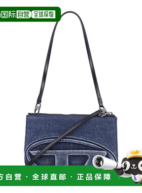 DIESEL 女士单肩包 25AX10330P6717H1410 AW2025蓝色斜挎包手提包