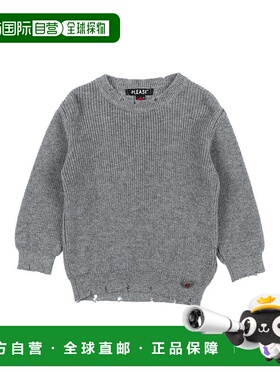 1h可退 潮奢 Please 婴儿 毛衣童装 grey灰色 舒适时尚
