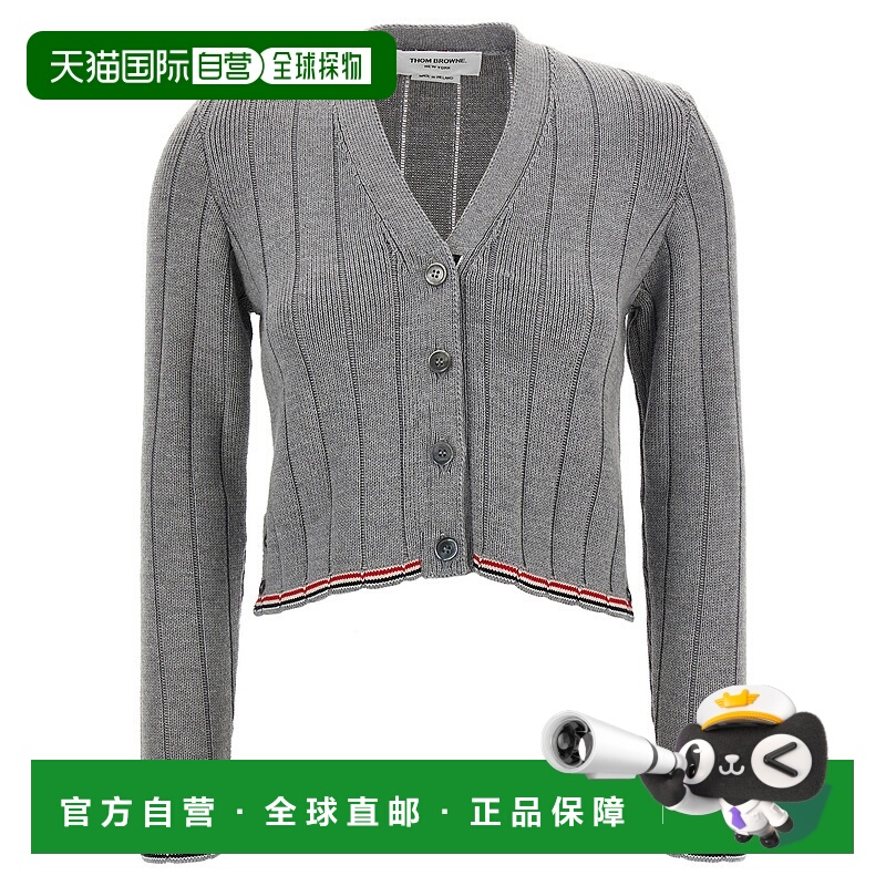 1h可退 THOM BROWNE 女士针织毛衣 FKC663AY1024055 AW2025羊毛