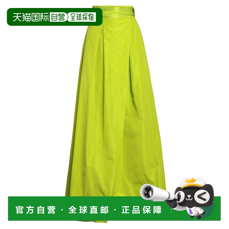 1h可退 潮奢 Pinko 品高 女士 长款半身裙 green绿色 舒适时尚