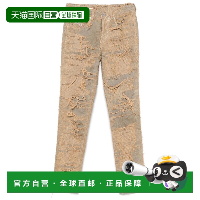1h可退 DIESEL 女士牛仔裤 A18165007AZ33S SS2025 棕色