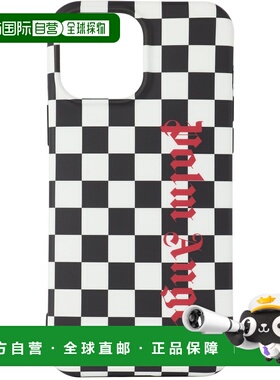 1h可退 潮奢 Palm Angels 棕榈天使 女士 黑色 & 白色 Damier iPh