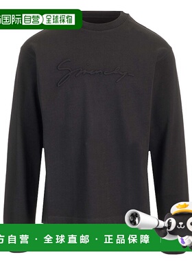 GIVENCHY 男士针织衫 BM71MH3YP1001 CO 黑色 Long-Sleeved T-Shi