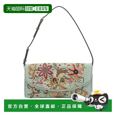VALENTINO GARAVANI 女士手拿包单肩包斜挎包 B0T31LTT9ZGGREEN