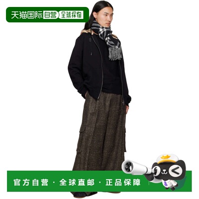 1h可退 潮奢 Burberry 巴宝莉 女士 黑色 & 白色 Check Cashmere