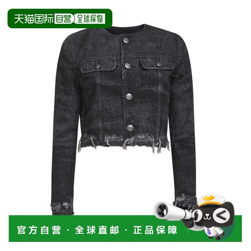 DIESEL 女士夹克 A21616007DB02 CO 灰色 De-Graffy-Fsh Denim Ja