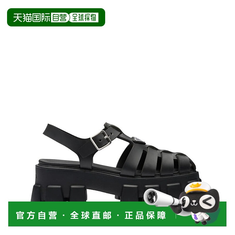 1h可退 PRADA 女士凉鞋 1X853MFDD553LKK0002 CO 黑色 Prada Sand