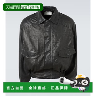 男士 潮奢 圣罗兰 Laurent 皮革短夹克皮衣 Saint