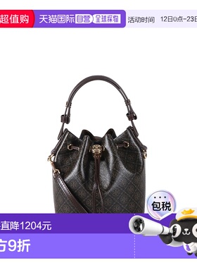 TORY BURCH 女士斜挎包 164889200 AW2025 棕色 T Monogram Coate