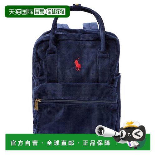 1h可退 潮奢 Polo Ralph Lauren Polo 拉夫 劳伦 女童 灯芯绒背包