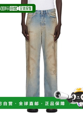 1h可退 潮奢 Acne Studios 艾克妮 男士 蓝色 Loose Fit 1981 牛