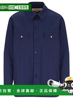 1h可退 潮奢 valentino 华伦天奴 男士 紐扣長袖夾克 7V3CIQ10ALS